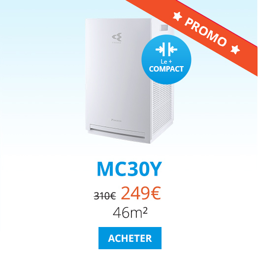 Purificateur d'air MCK55W 330 m³/h Blanc Daikin